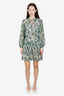Ba&Sh Green Viscose 'Minthe' Mini Dress Size 2