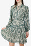 Ba&Sh Green Viscose 'Minthe' Mini Dress Size 2