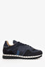 Valentino Garavani Blue Camouflage Rockstud Sneakers Size 39.5 Mens