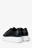 Alexander McQueen Black Leather Oversize Sneakers Size 35.5