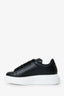 Alexander McQueen Black Leather Oversize Sneakers Size 35.5