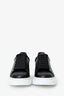 Alexander McQueen Black Leather Oversize Sneakers Size 35.5