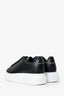 Alexander McQueen Black Leather Oversize Sneakers Size 35.5