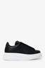 Alexander McQueen Black Leather Oversize Sneakers Size 35