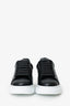 Alexander McQueen Black Leather Oversize Sneakers Size 35