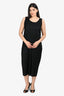 Pleats Please Issey Miyake Black Pleated Maxi Dress Size 3