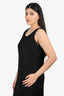Pleats Please Issey Miyake Black Pleated Maxi Dress Size 3