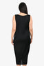 Pleats Please Issey Miyake Black Pleated Maxi Dress Size 3