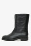 Louis Vuitton Black Leather Ankle Boots Size 39