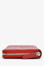 Pre-Loved Chanel™ 2011-12 Red Lambskin Zip Long Wallet