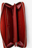 Pre-Loved Chanel™ 2011-12 Red Lambskin Zip Long Wallet