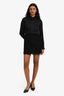 Valentino Black Lace Mini Skirt Size 38