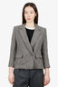 Christian Dior Pret-A-Porter Grey Tweed Blazer Size S