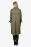 Burberry's Green Trench Coat Estimated Size S