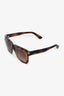 Valentino Tortoiseshell Square Frame Rockstud Detail Sunglasses