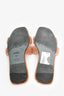 Hermès Dusty Rose Shearling Oran Sandals Size 38.5