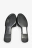 Pre-Loved Chanel™ 2022 Black Leather/Faux Pearl CC Logo Sandals Size 38