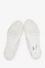 Pre-Loved Chanel™ 2024 White Leather/Suede Coco Mark CC Logo Sneakers Size 38