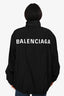 Balenciaga 2017 Black Nylon Windbreaker Size 44