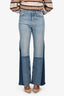 Maje 2-Tone Denim Micro Flared Jeans Size 36