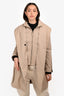 Mackage Beige Zip Belted Short Trench Coat Size S