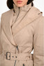Mackage Beige Zip Belted Short Trench Coat Size S