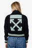 Off-White Black/Green Wool Logo-patch Varsity Jacket Size XS