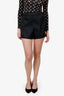 Prada Black Re-Nylon Logo Patch Shorts Size 40
