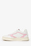 Gucci White/Pink 'Re-Web' Sneakers Size 38