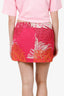 Gucci x Tom Ford Pink Silk Floral Print Mini Skirt Size 42