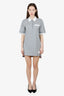Thom Browne Grey Cotton Polo Mini Dress Size M