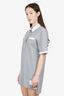 Thom Browne Grey Cotton Polo Mini Dress Size M