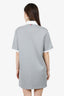 Thom Browne Grey Cotton Polo Mini Dress Size M