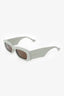 Gucci Green Frame Rectangle Sunglasses