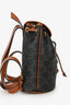 Celine 2024 Brown Leather/Canvas Triomphe Mini Backpack
