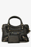 Balenciaga Brown Aged Leather Le City Mini Bag With Strap