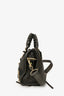 Balenciaga Brown Aged Leather Le City Mini Bag With Strap