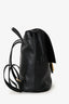 Fendi Black Leather FF Clasp Backpack