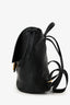 Fendi Black Leather FF Clasp Backpack