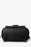 Fendi Black Leather FF Clasp Backpack