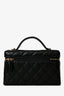 Pre-Loved Chanel™ Black Caviar Leather Slim Vanity Case With Strap