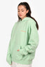 Chrome Hearts Green Graphic Printed Hoodie Size L