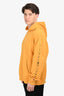 Chrome Hearts Orange Graphic Printed Hoodie Size XL