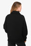 Gucci Black Logo Half Zip-Up Polo Sweater Size S
