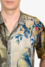 Dries Van Noten Multicolour Printed Short Sleeve Button Down Shirt Size 50