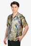 Dries Van Noten Multicolour Printed Short Sleeve Button Down Shirt Size 50