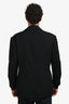 Yohji Yamamoto 2018 Black Wool Chain Embellished Blazer Size 4
