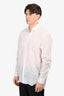 Lanvin White Cotton Long Sleeve Button Down Shirt Size 40 Mens