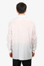 Lanvin White Cotton Long Sleeve Button Down Shirt Size 40 Mens