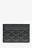 Goyard Limited Edition 'Jet Black' Goyardine 'Saint-Sulpice' Card Holder